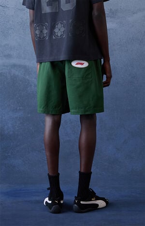 x Pacsun World Racing Poplin Shorts image number 5