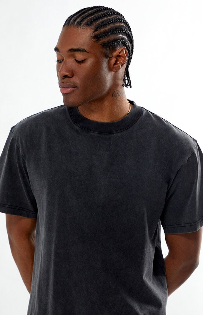 Pacsun Washed Black Premium Cropped T-Shirt | PacSun