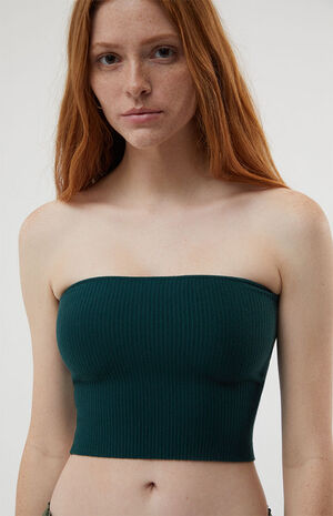 Basic Sweater Tube Top image number 2