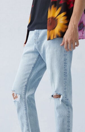 Comfort Stretch Indigo Athletic Slim Jeans image number 3