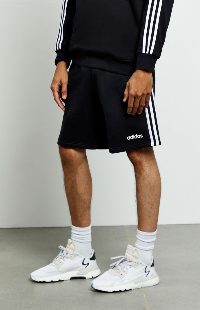 Black 3-Stripes Active Shorts