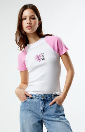 I Don't Love You Anymore Raglan T-Shirt image number 1