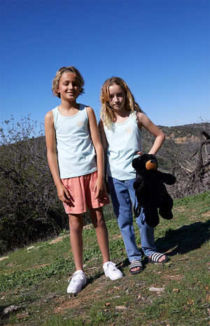 Sun Embroidery Scoop Tank Top image number 4