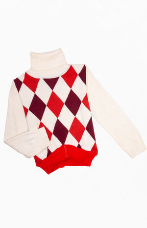 Reworked Argyle Sweater image number 5