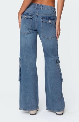Lunar Low Rise Cargo Jeans image number 5