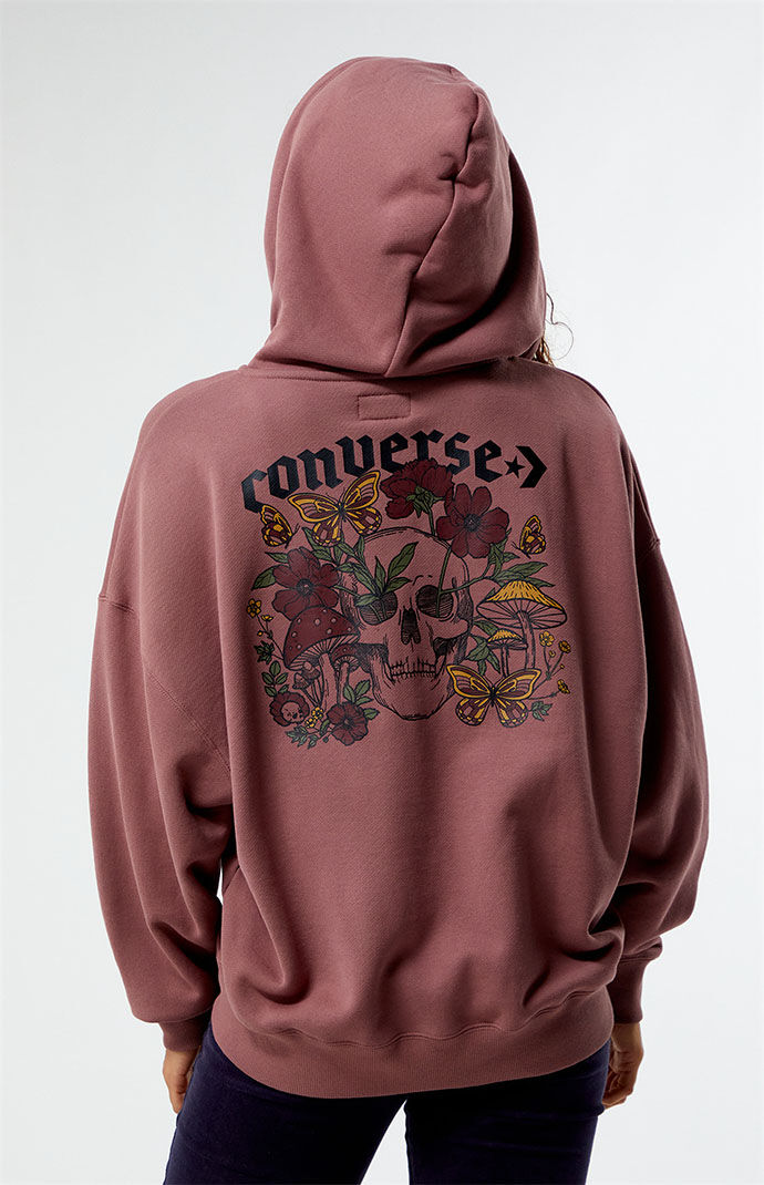 Zip sale hoodie converse