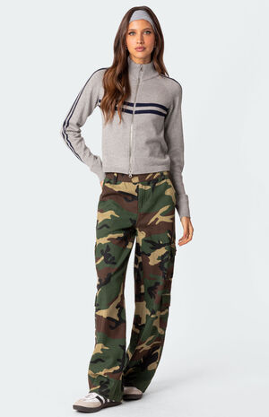 Carli Camo Cargo Pants image number 3