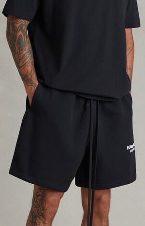 Vintage Black Classic Sweat Shorts image number 5