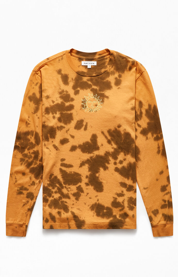 Tie-Dyed Spiritual Sun Long Sleeve T-Shirt