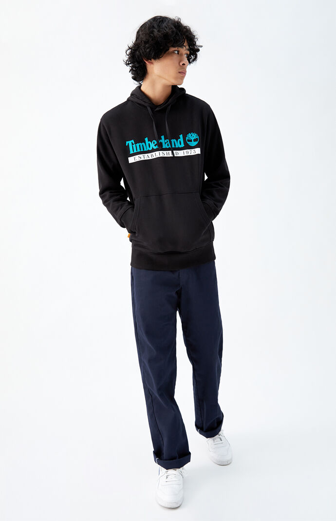Black Established 1973 Hoodie