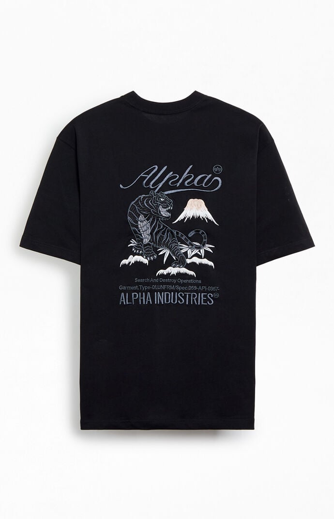 送料込★ALPHA INDUSTRIES★Tシャツ Rebel Tシャツ ALPHA INDUSTRIES Herren Rebel T Kurzarm Shirt, New Navy, XL