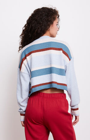 Marissa Striped Cozy Crew Neck Sweater image number 4