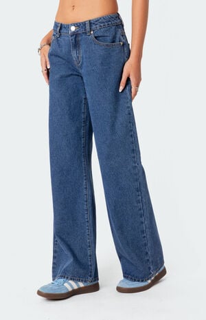 Raelynn Washed Low Rise Jeans image number 4