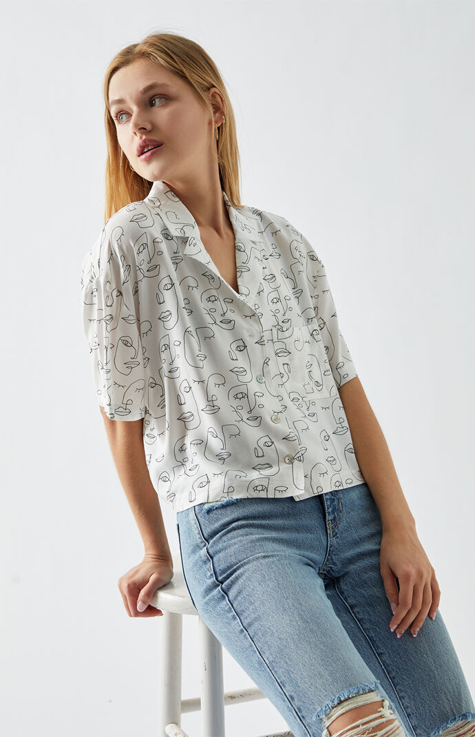 Oversized Boyfriend Button Shirt