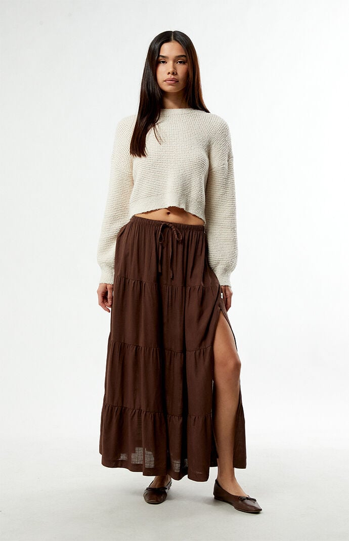 Rhythm Classic Tiered Maxi Skirt