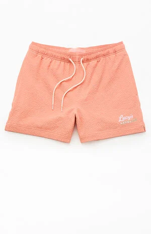 Lucy's Seersucker 4.5" Swim Trunks image number 1