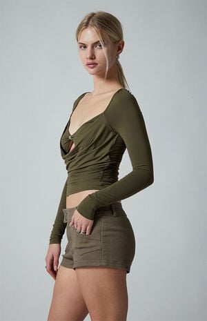 Andrea Bead Center Long Sleeve Top image number 4