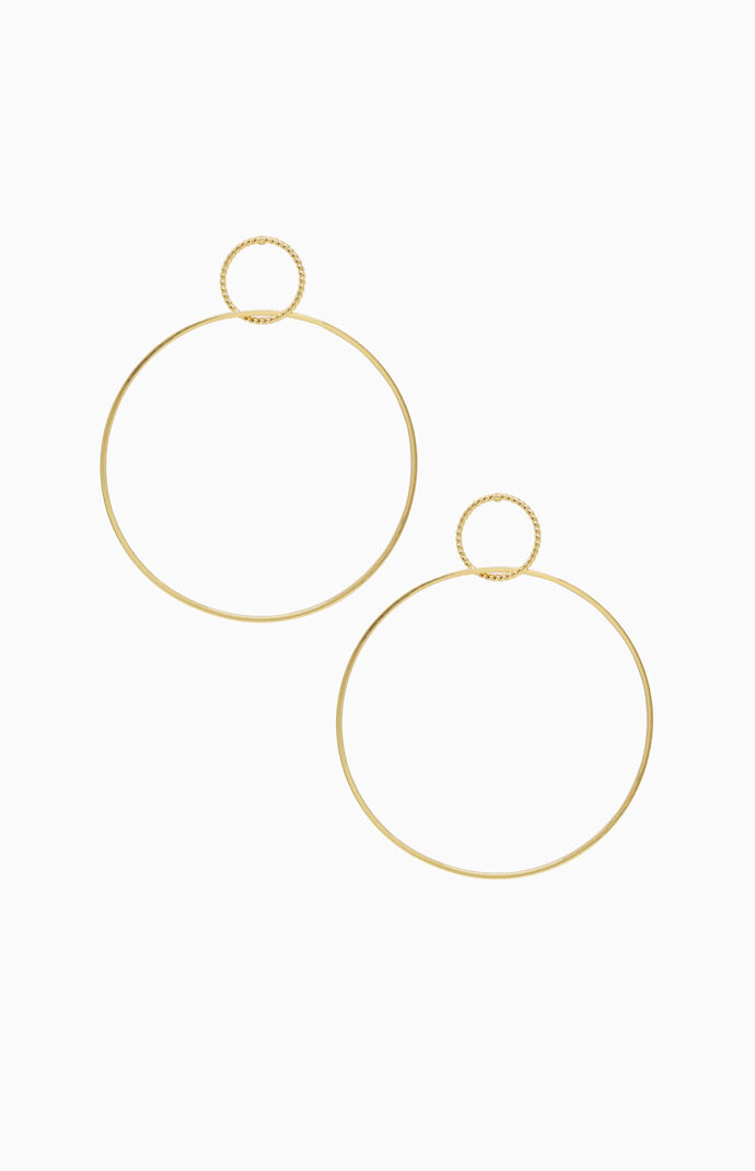 Interlocking Hoop Earrings