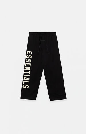 Kids Black Fleece Relaxed Sweatpants image number 1