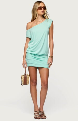 Marya Off Shoulder Ruched Mini Dress image number 5