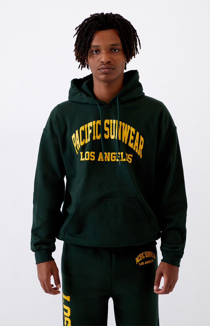 Green LA Graphic Hoodie
