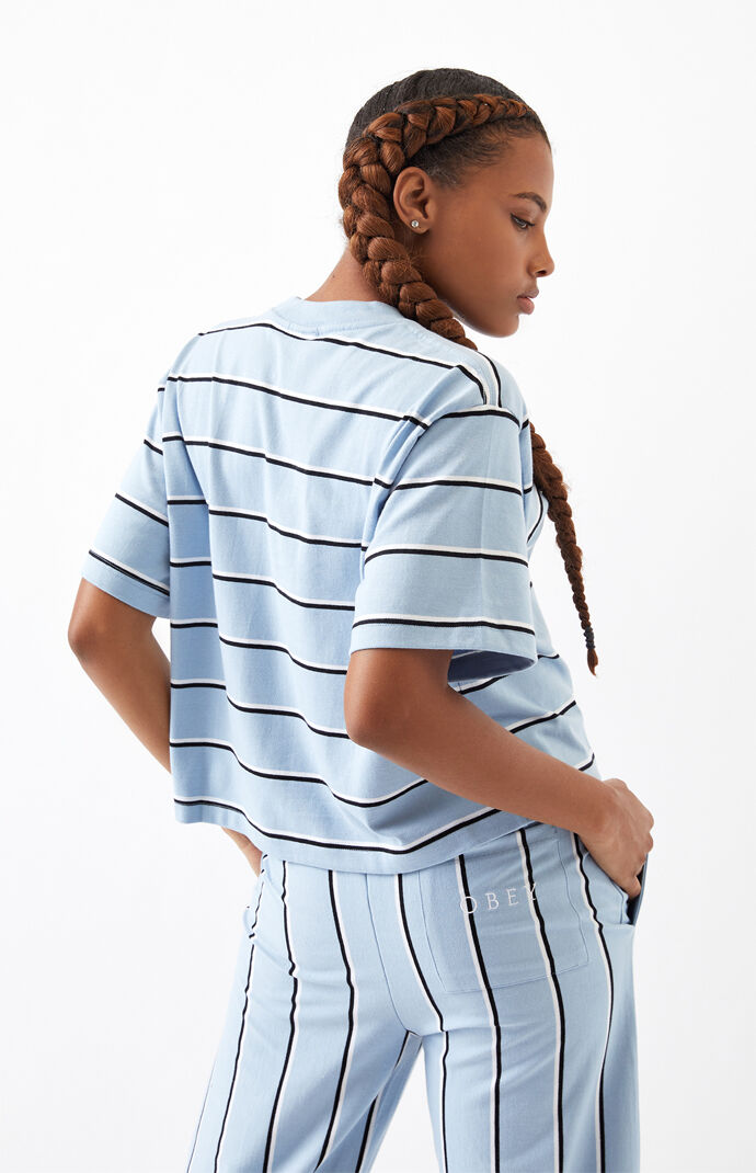 Striped Ronny Mock T-Shirt