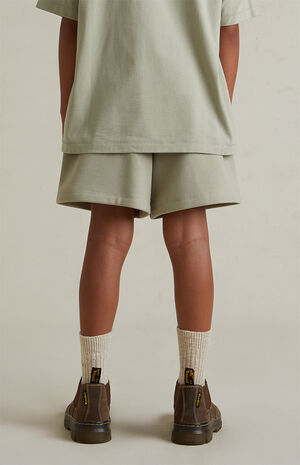 Kids Abbey Stone Fleece Soccer Sweat Shorts image number 6