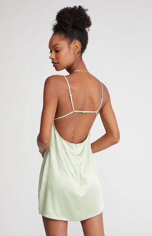 Satin Bustier Mini Dress image number 3