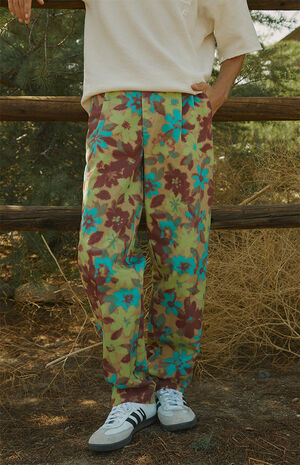 Eco Pleated Floral Trousers image number 2