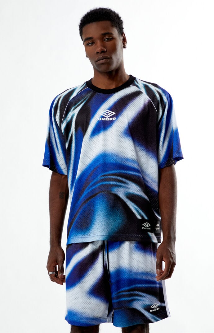 Amazon.com : Umbro Men's Split Stripe Jersey, Black Beauty