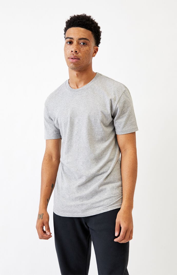 Gray & White Mocktwist T-Shirt