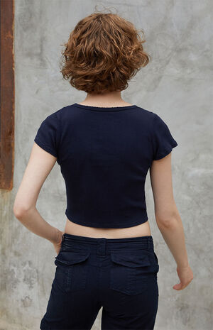 Blue Zelly Basic T-Shirt image number 4