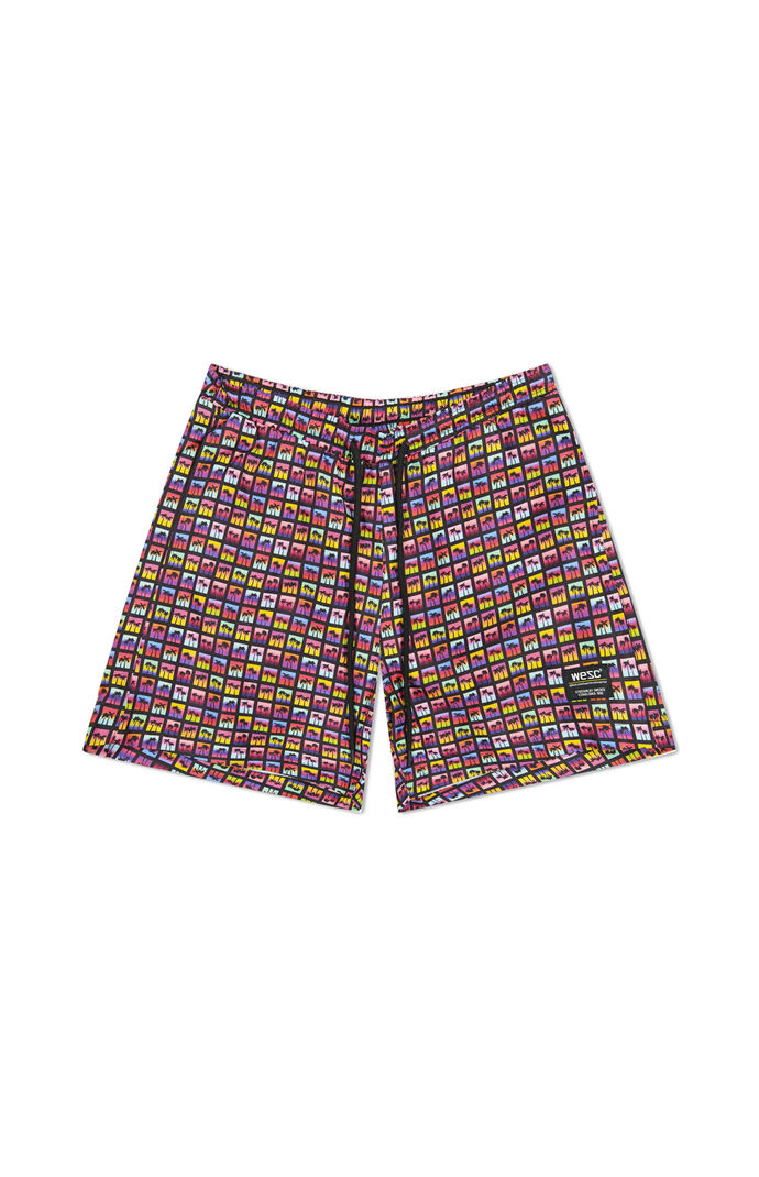 Zack Seersucker Swim Trunks