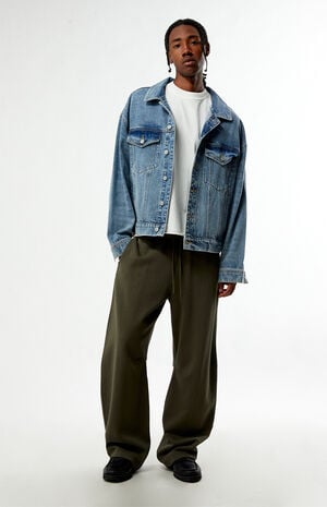 Brooks Medium Blue Denim Jacket image number 5