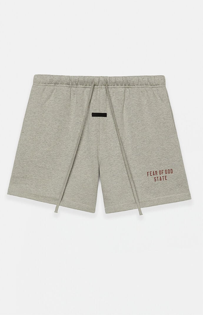 ★FEAROFGOD★ ESSENTIALS SWEATSHORTS DARK HEATHER OATMEAL Kids Fear of God Essentials Dark Heather Oatmeal Running