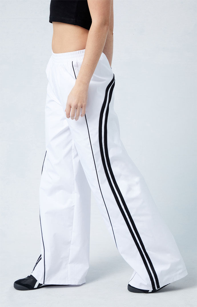 Pacsun black and white striped pants on sale