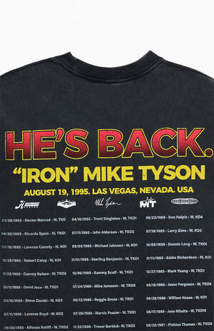 Mike Tyson He's Back T-Shirt image number 4