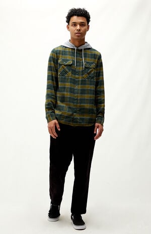 Green Parkway Hooded II Flannel Shirt image number 4