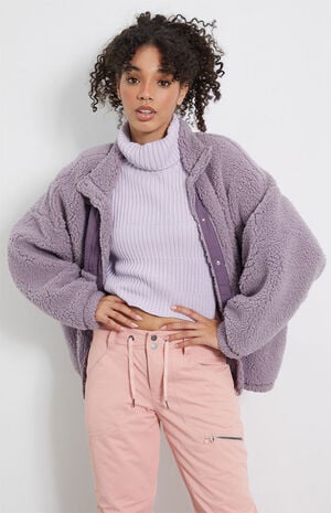 PacSun Cozy Hiker Oversized Sherpa Jacket | PacSun