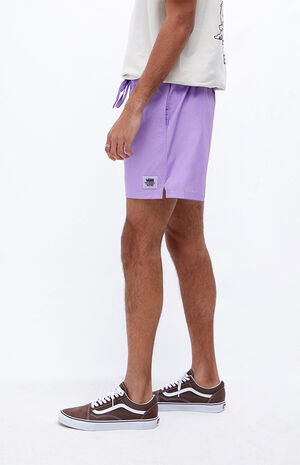 Purple Primary Volley Shorts image number 3