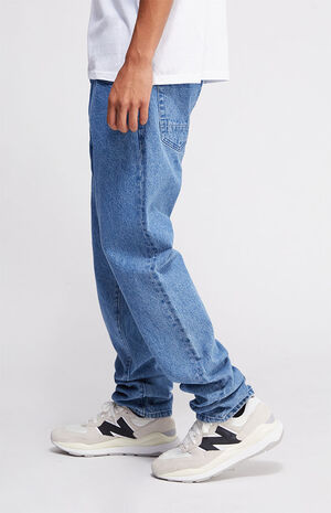 By PacSun Indigo Blue Straight Jeans image number 3
