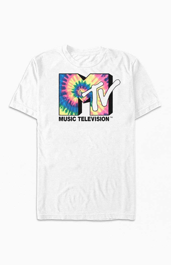 Bright Tie-Dye MTV Logo T-Shirt