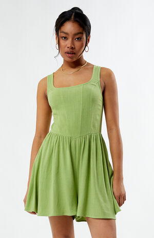 Linen Romper image number 1