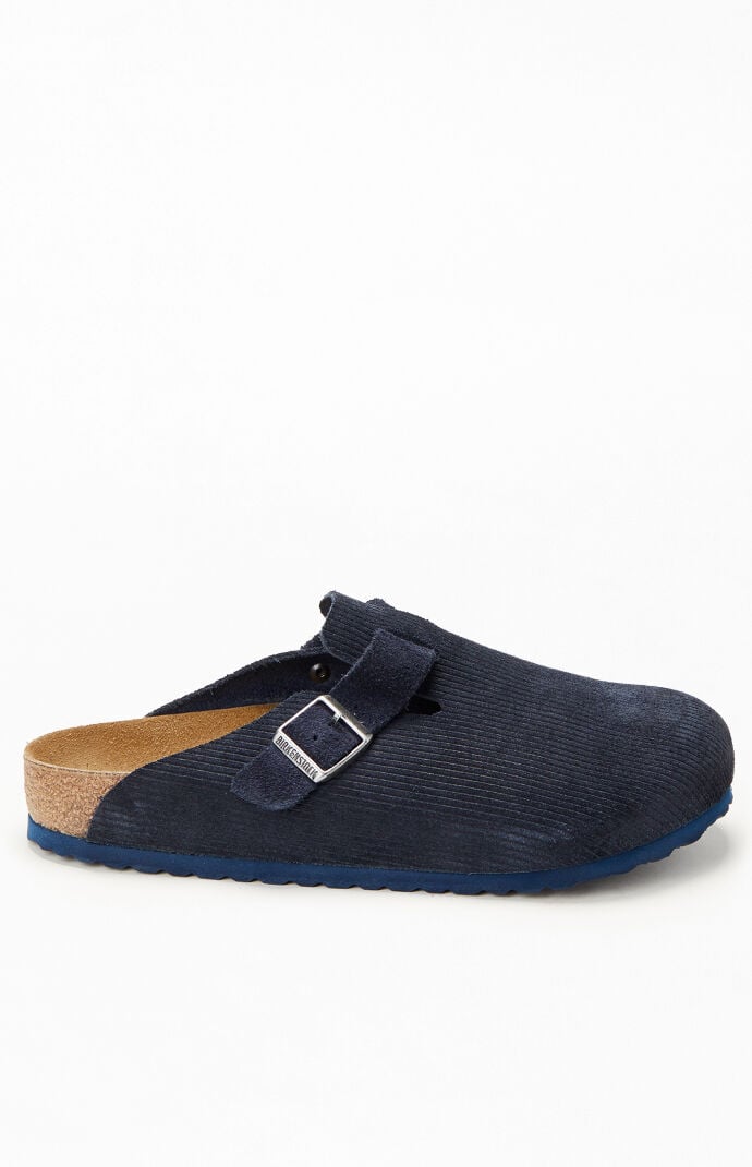 Birkenstock Boston Corduroy Clogs Midnight | Pacsun