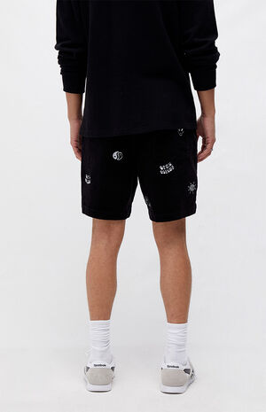 Embroidered Corduroy Volley Shorts image number 5