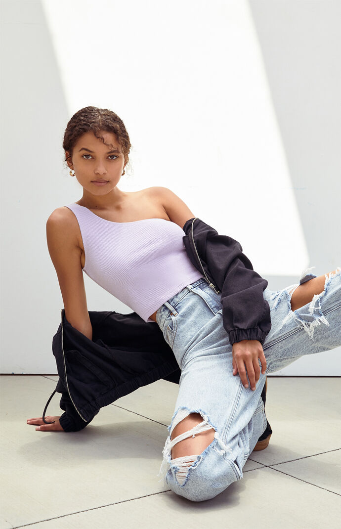 One Shoulder Tank Top