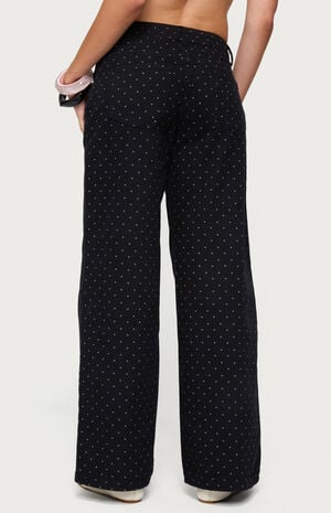 Misha Polka Dot Baggy Low Rise Jeans image number 3