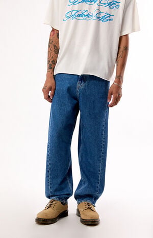 Dark Blue Ashton Barrel Jeans image number 1