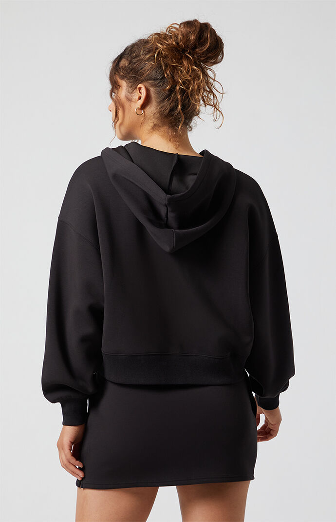 PAC 1980 Active Sweat Modal Cropped Zip Up Hoodie | Pacsun