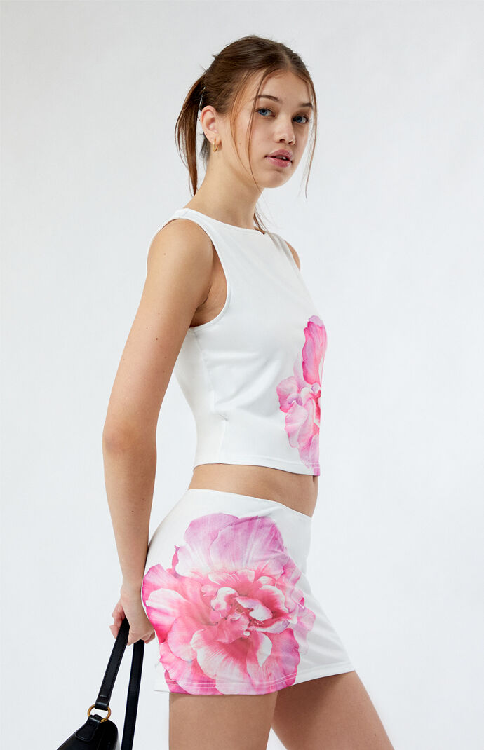 La hearts ditsy floral mini skirt discount